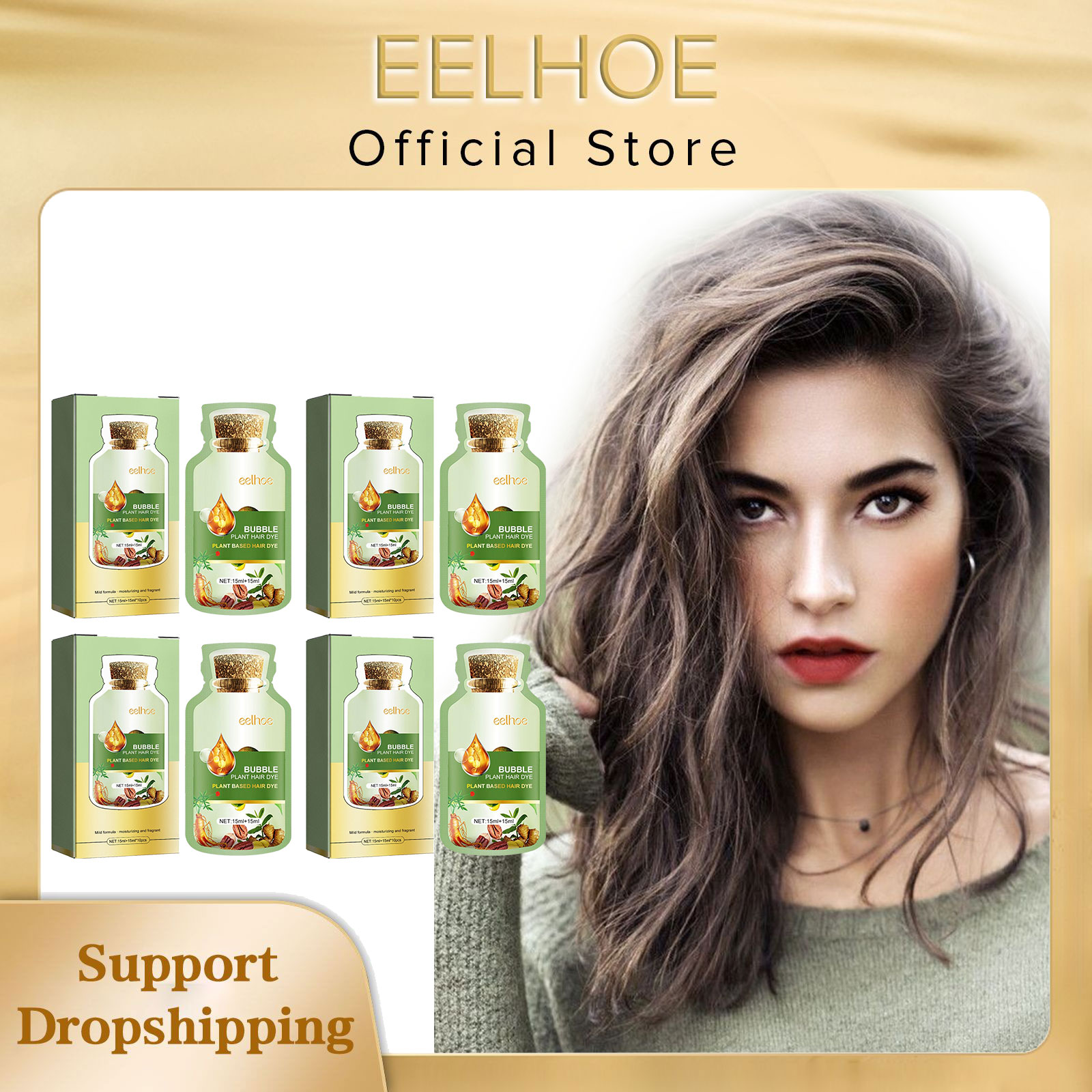 Hair Care Naturally - EELHOE planta Natural tinte para el