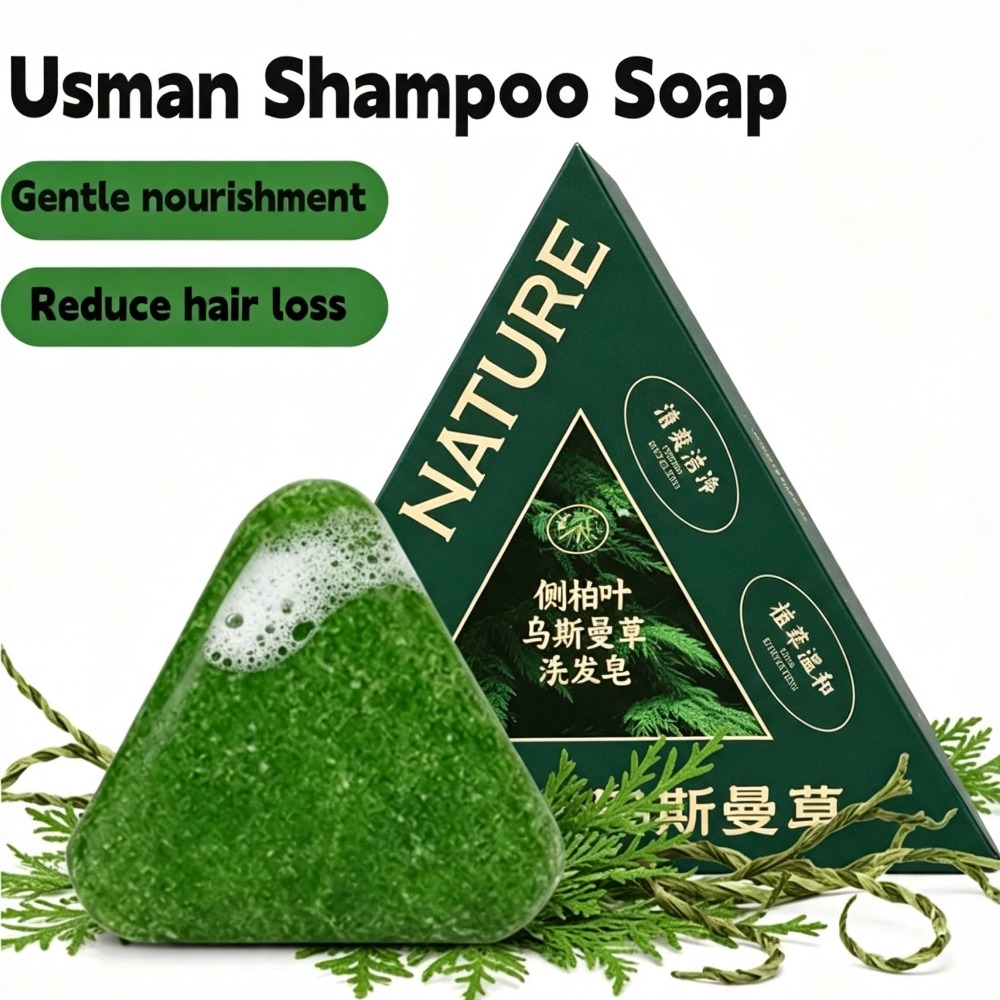 Hair Care Dandruff - Champú y Jabón Usman de 120g,