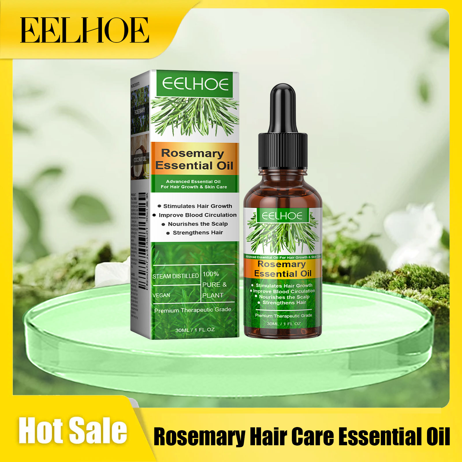 Hair Care Treatment - Eelhoe-aceite esencial para el cuidado del