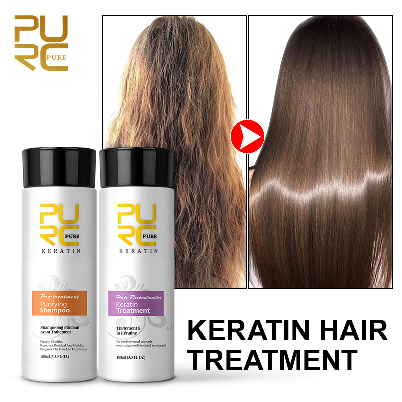 Hair Care Keratin Shampoo - Tratamiento Capilar de Keratina Brasileña PURC