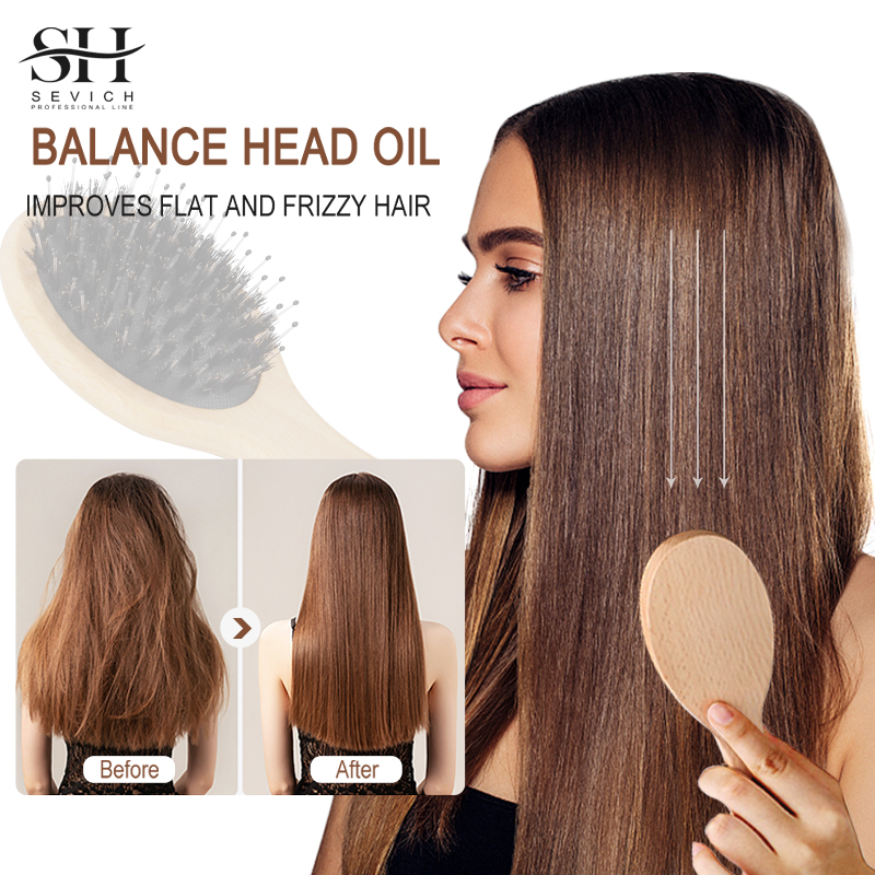 Hair Care Naturally - Peine esponjoso de pelo con cerdas