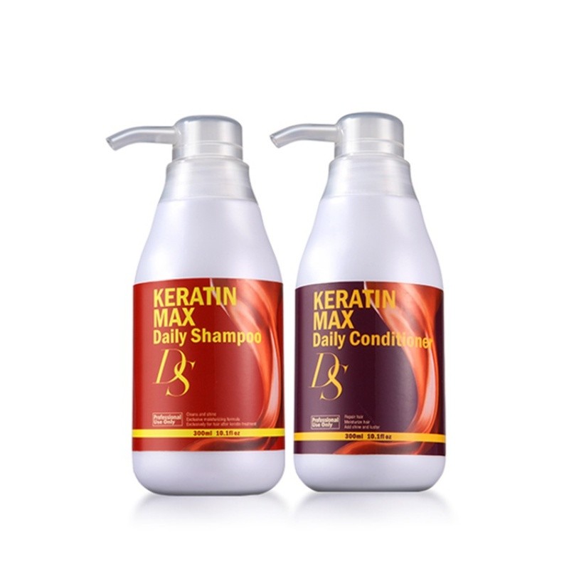 Hair Care Keratin Shampoo - Champú diario Superior, hidratante Ds Max