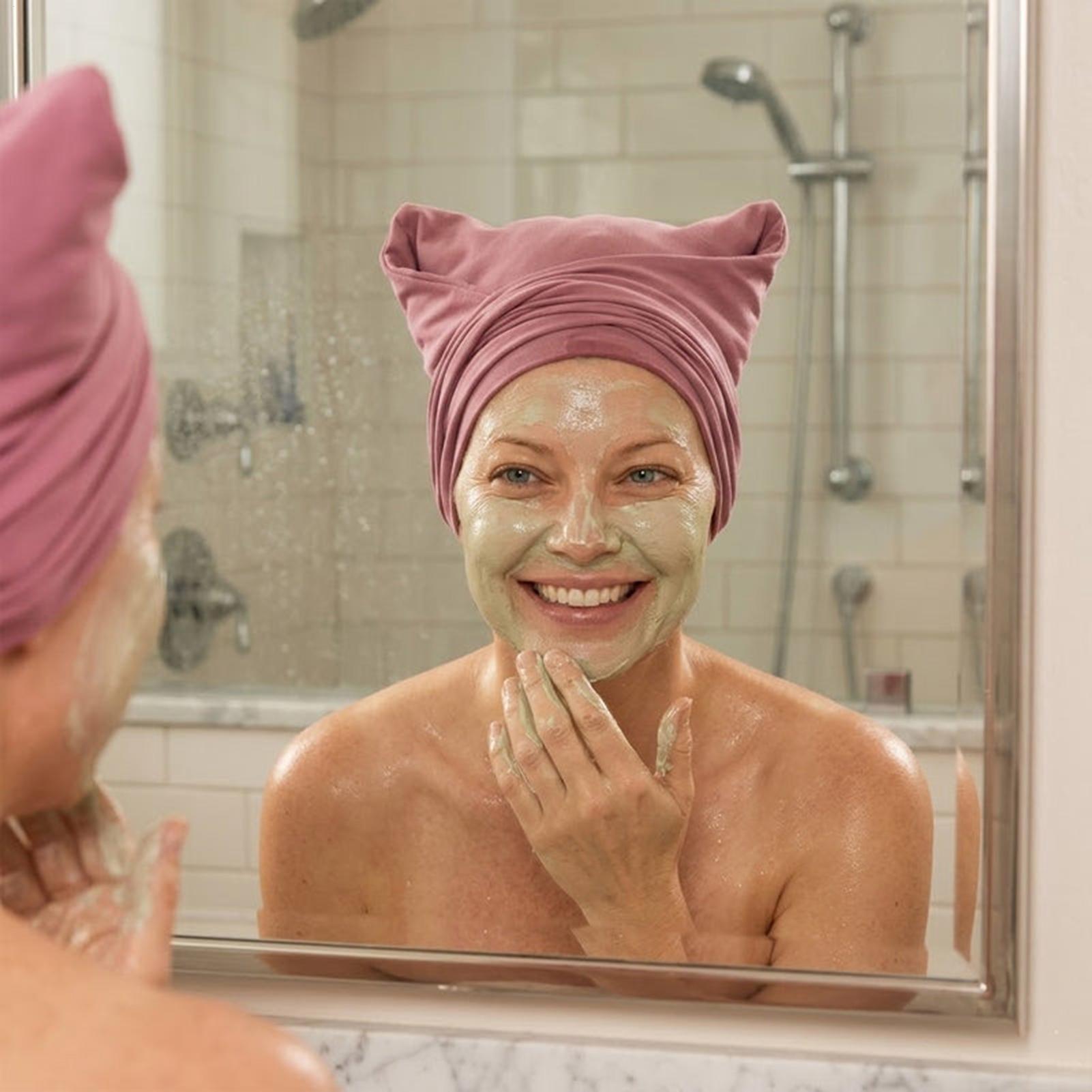 Hair Turban Towel - Toalla turbante suave y absorbente para