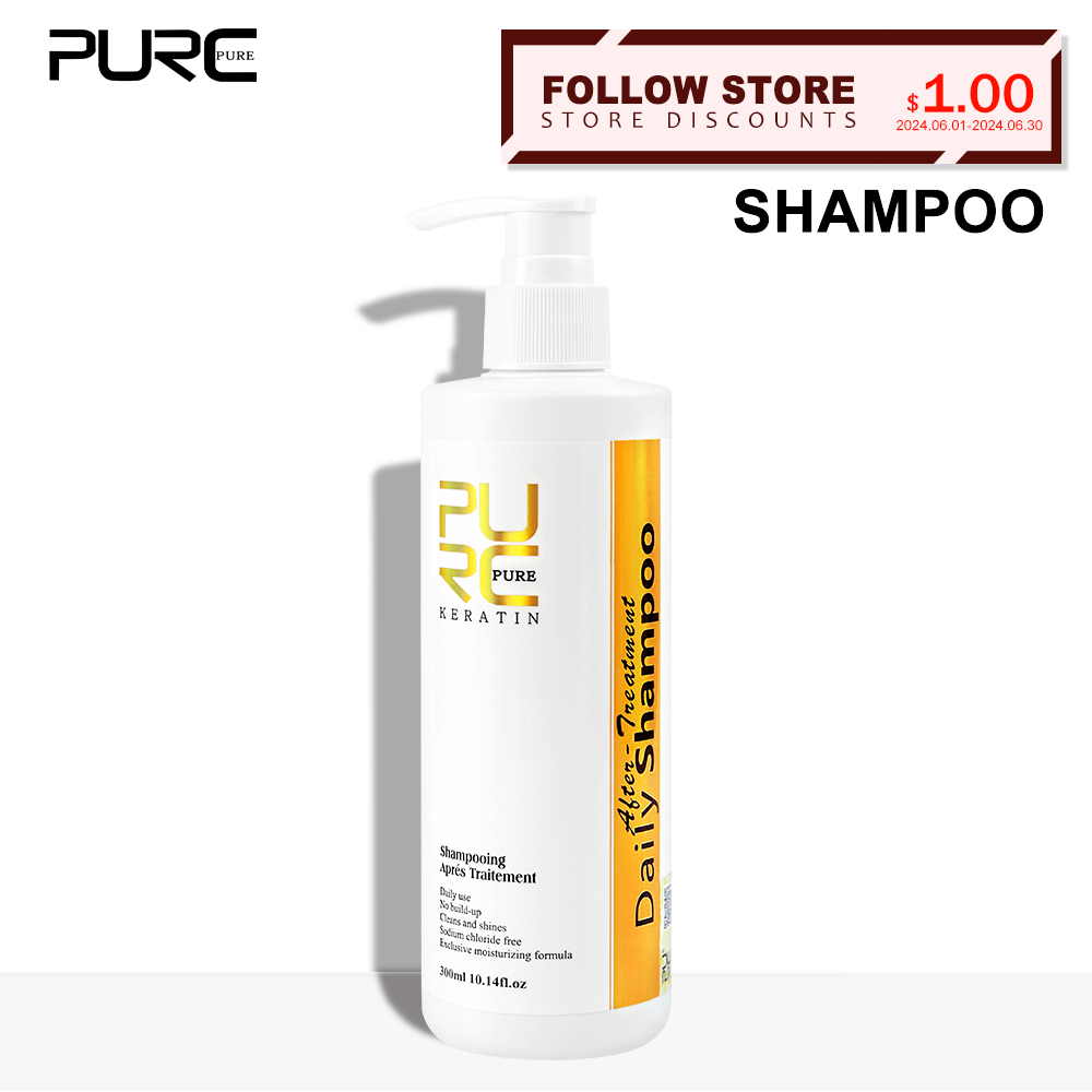 PURC Champú diario Tratamiento - Hair Care Keratin Shampoo reseña y precio