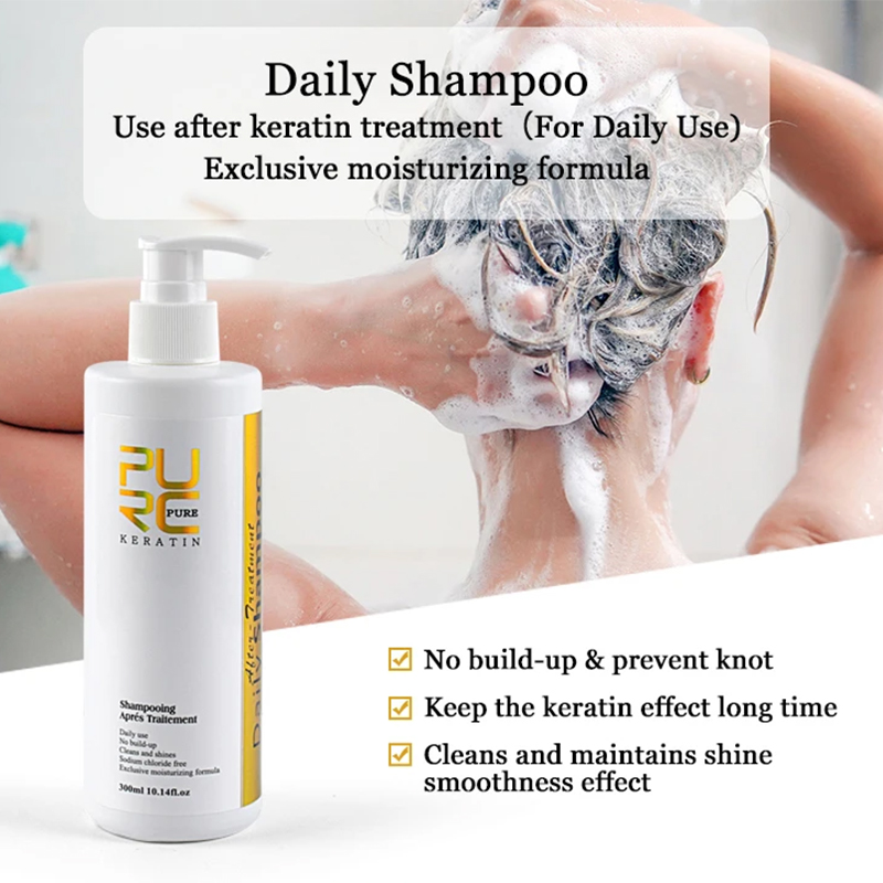 PURC Champú diario Tratamiento - Hair Care Keratin Shampoo reseña y precio