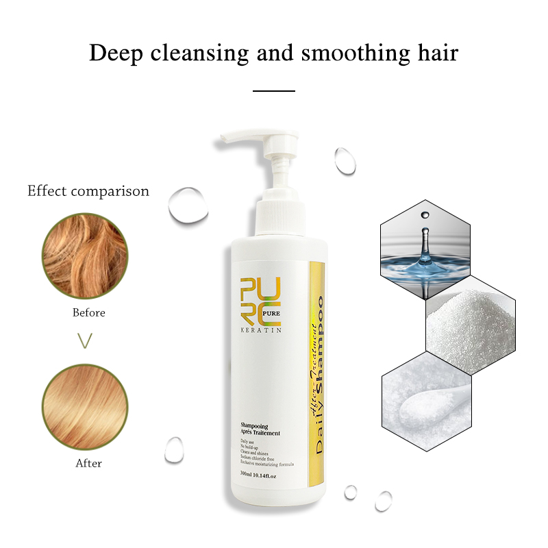 PURC Champú diario Tratamiento - Hair Care Keratin Shampoo reseña y precio