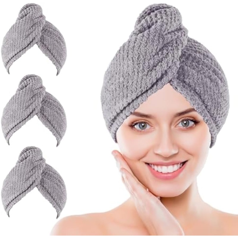 Toalla para el cabello súper a - Hair Turban Towel reseña y precio