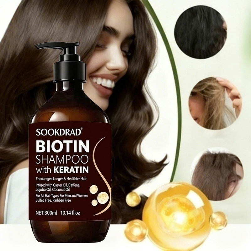 Champú para el cabello con bio - Hair Care Keratin Shampoo reseña y precio