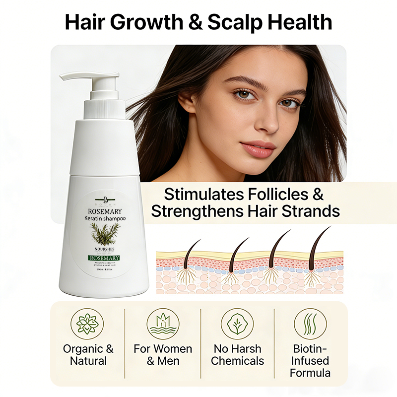 Champú Natural de Romero de 20 - Hair Care Keratin Shampoo reseña y precio