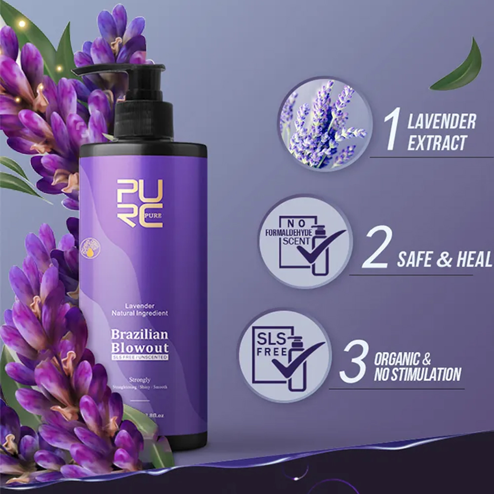 PURC lavanda 12% tratamiento a - Hair Care Keratin Shampoo reseña y precio